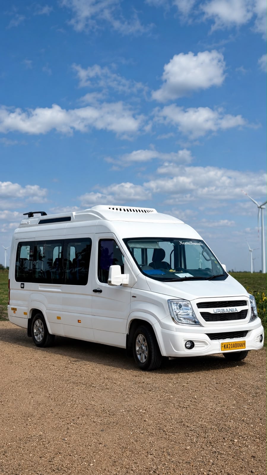 Tempo traveller for the Murudeshwar and Gokarna coastal tour